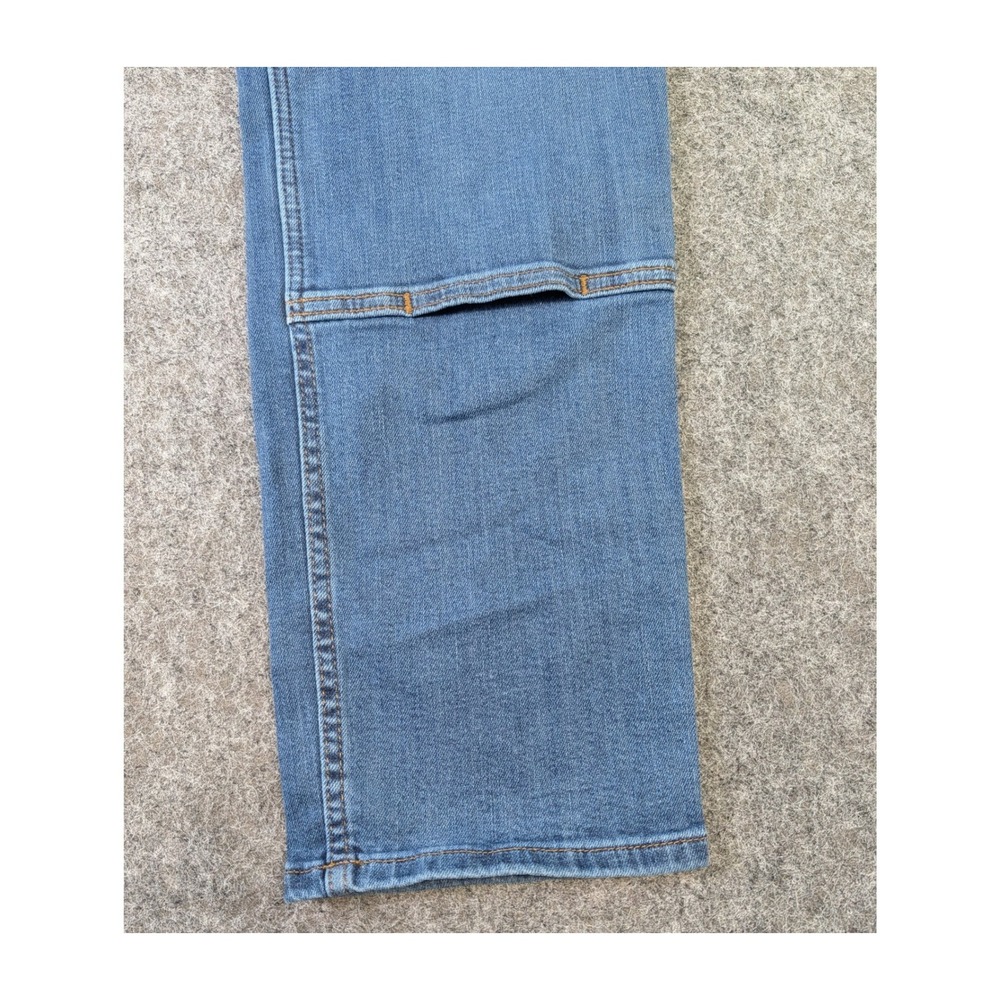 Carhartt Rugged Flex Relaxed Fit Double Front Jeans Womens 18 Tall Blue NWT - Picture 3 of 16